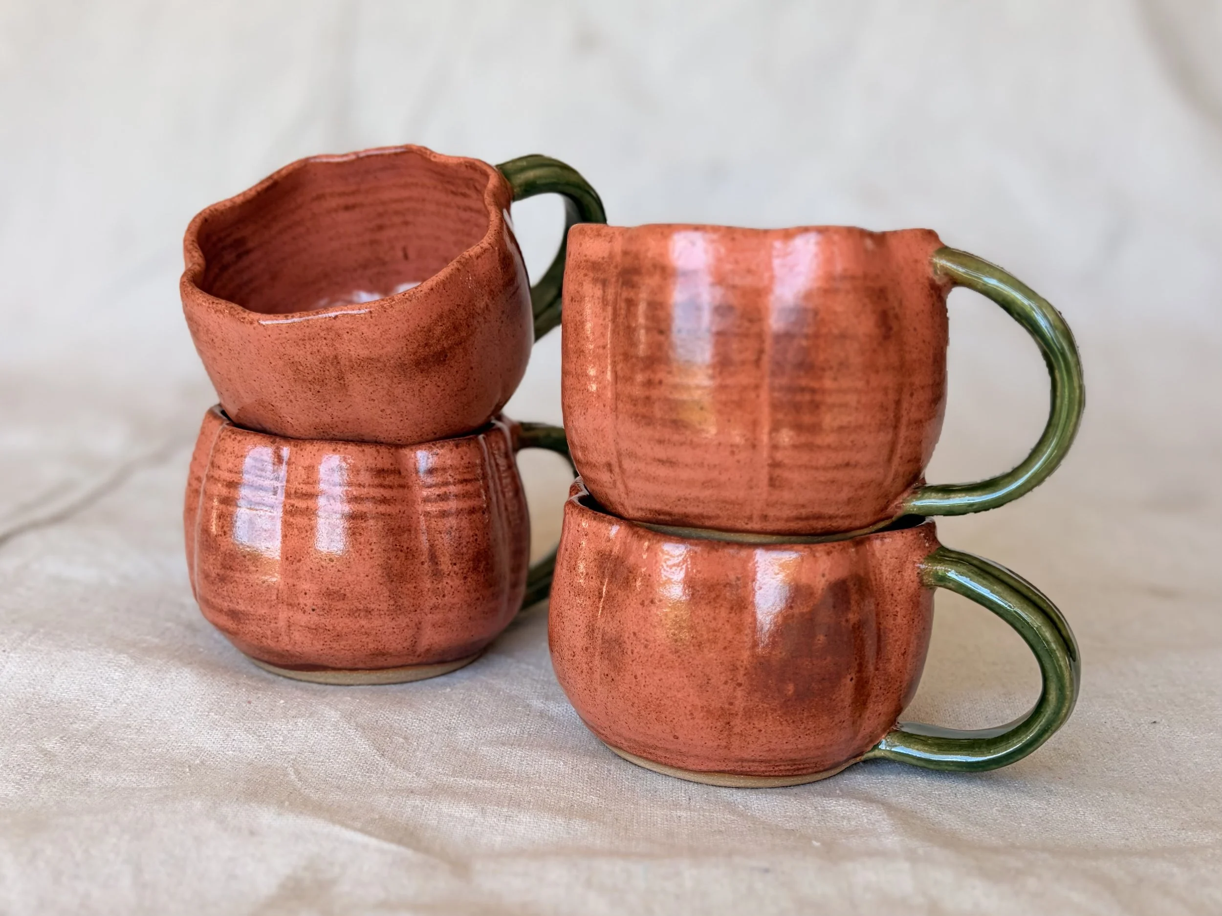 Pumpkin Stoneware Mug