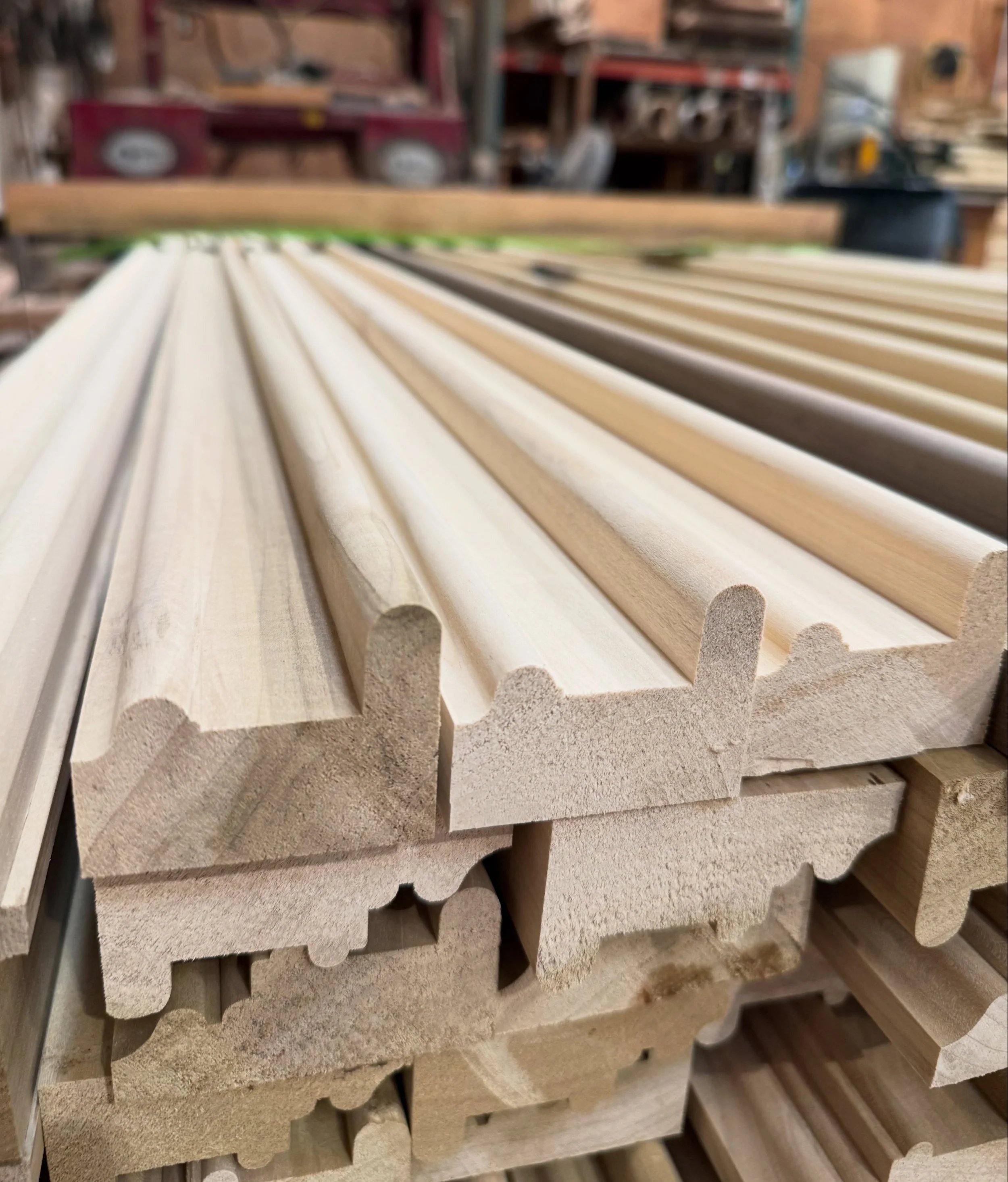Some custom moulding profiles for our Victorian remodel in Oakland