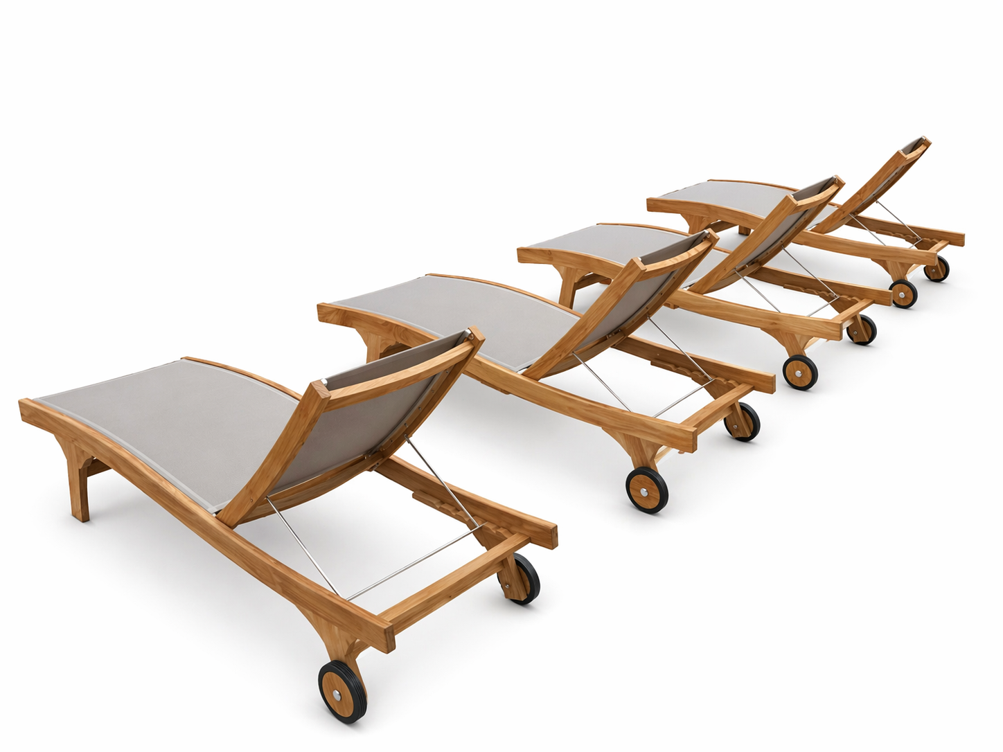 Teak Chaise Loungers