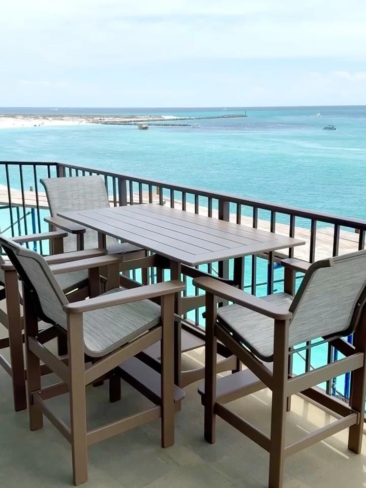 Nothing says &ldquo;summer ready&rdquo; like a fresh setup with a view like this 🌊☀️

Another delivery complete&mdash;another balcony transformed into the ultimate spot for slow mornings, sunset dinners, and everything in between. 

This marine-grad