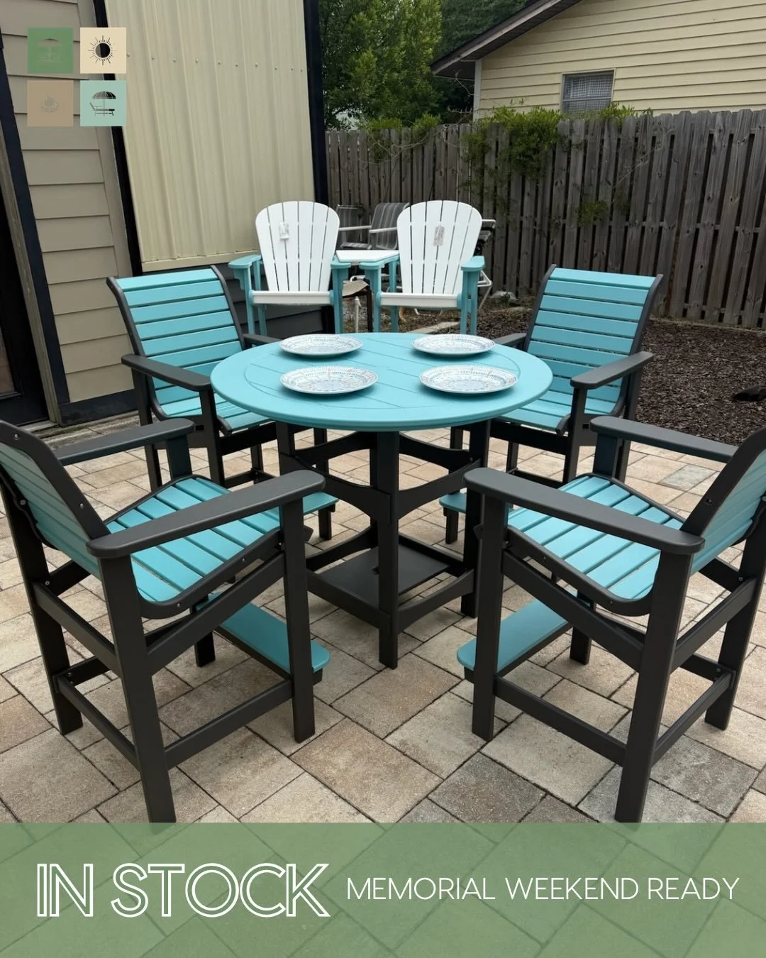 Weekend-ready patios start here. ☀️

From dining sets to lounge seating, we&rsquo;ve got in-stock favorites ready to refresh your outdoor space before Memorial Weekend arrives. No long waits &mdash; just quality pieces ready to help you host, relax, 