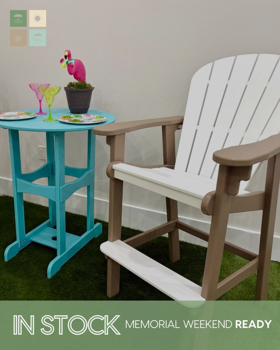 Memorial Day weekend called and your patio deserves an upgrade. 🇺🇸☀️

The best part? No waiting. No ordering delays. We&rsquo;ve got grab-and-go pieces, in-stock favorites, and ready-to-deliver setups that can completely elevate your outdoor space 