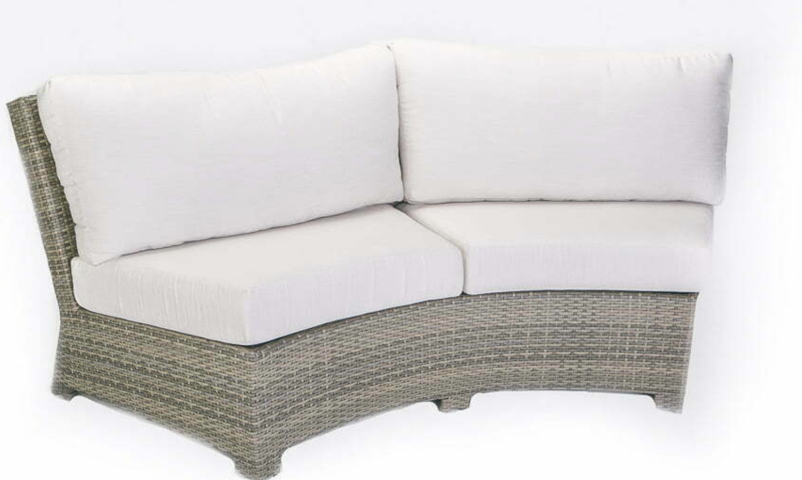 Bonita Curved Sofa in Color: Willow