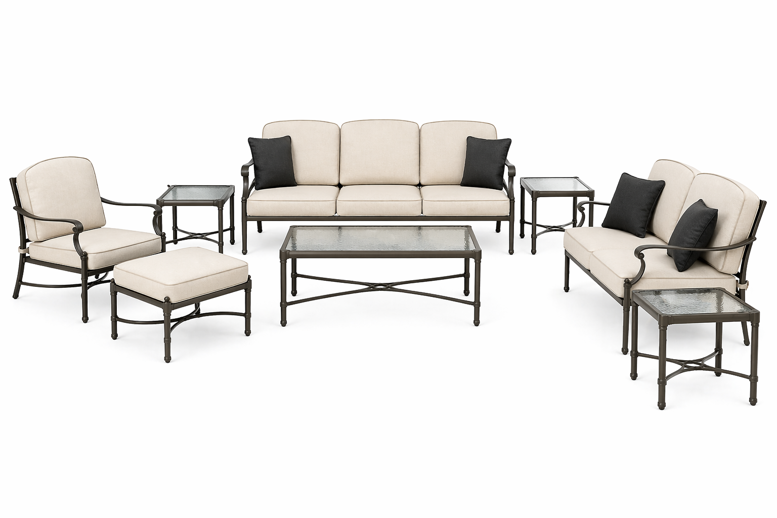 Casual Aluminum Patio Set