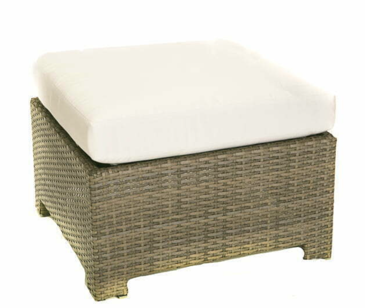 Bonita Square Ottoman in Willow