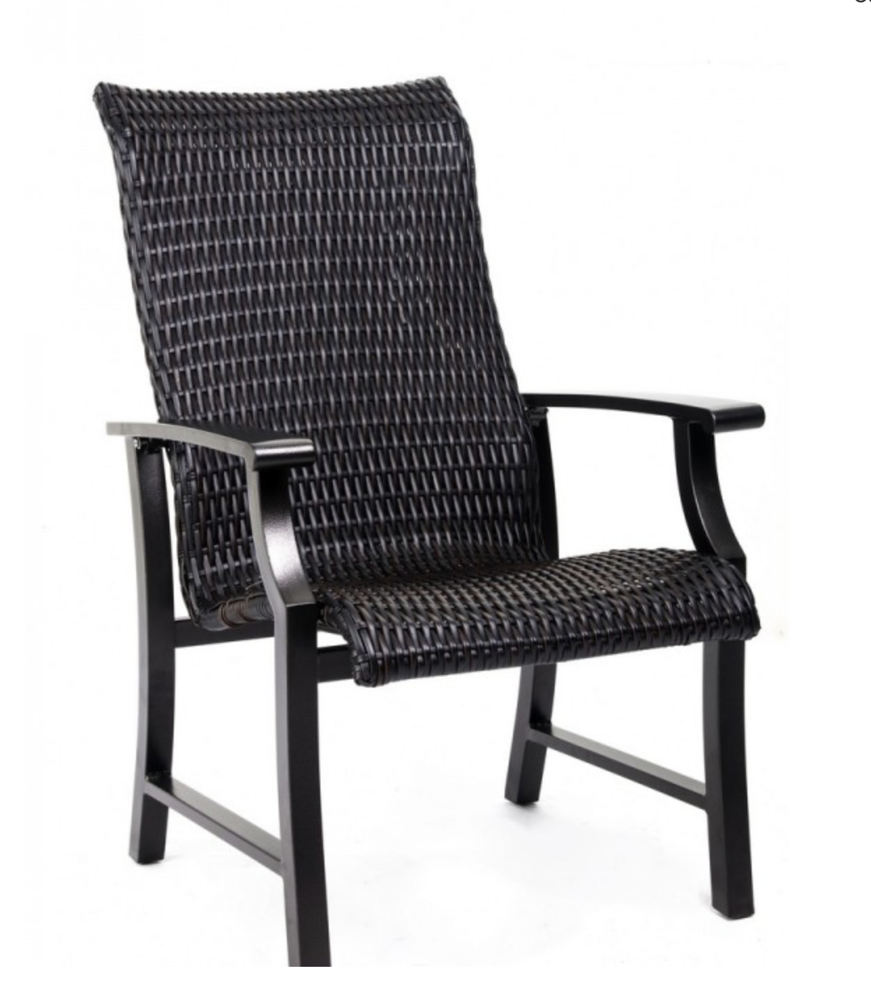 Newport Wicker Sling Dining Chair