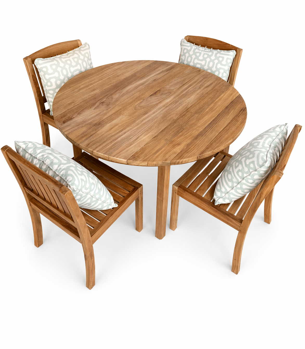 Teak Table and Chair Set