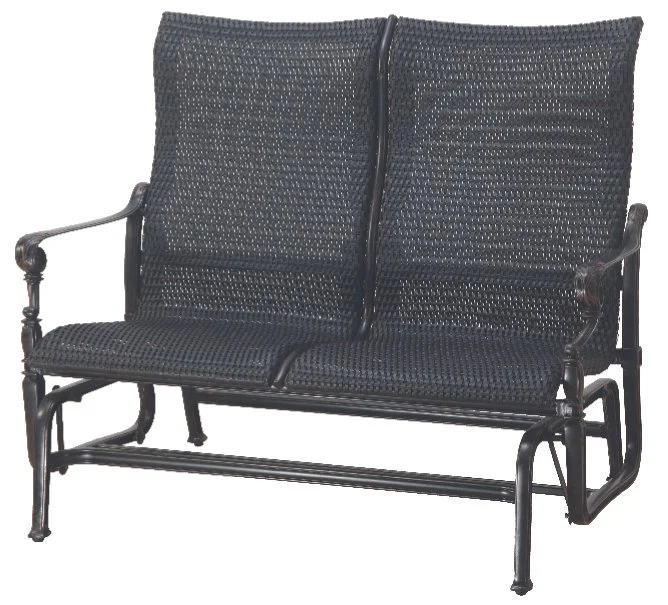 Biscayne Woven Loveseat Glider