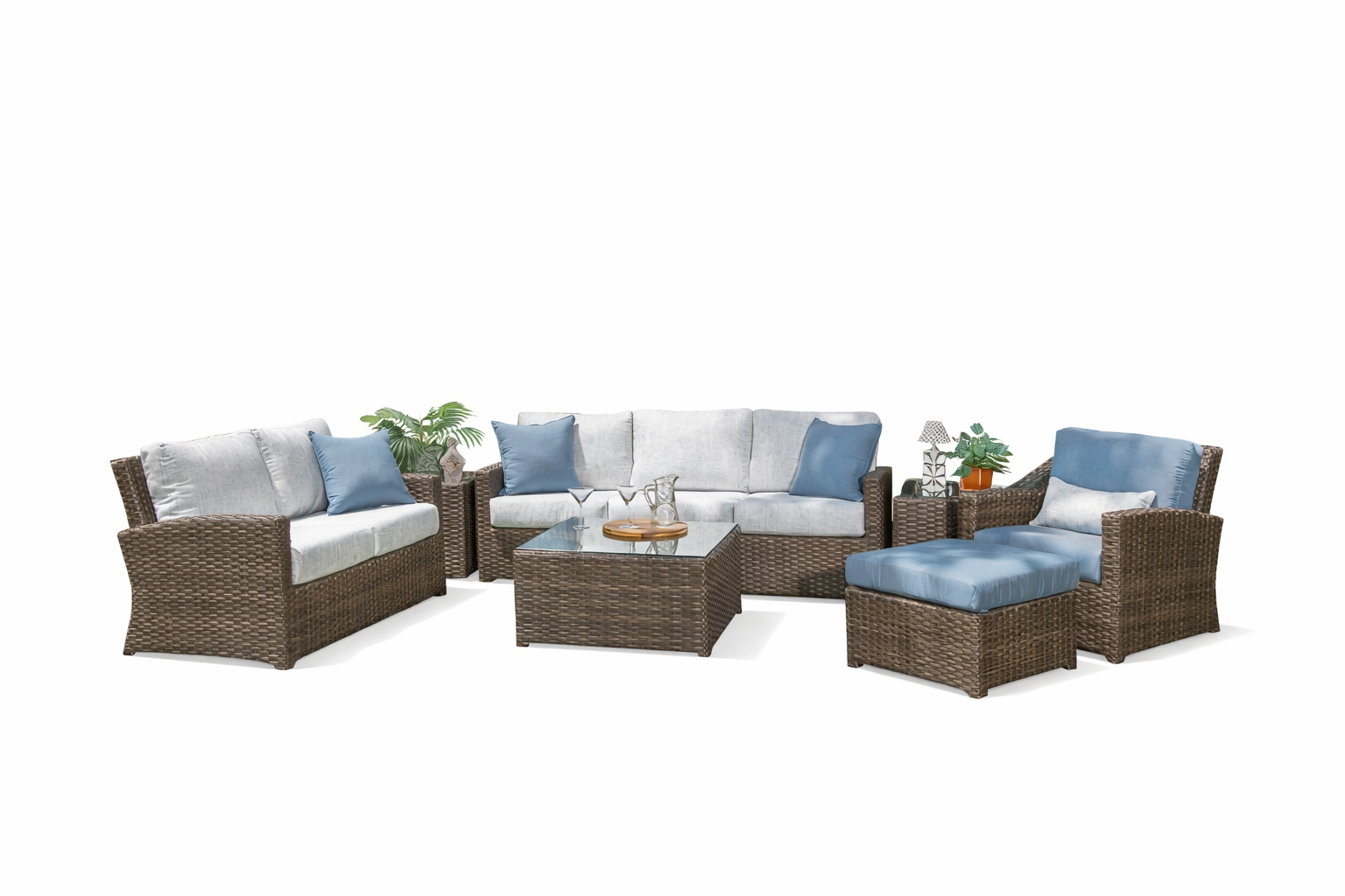 Bonita Oak Patio Set