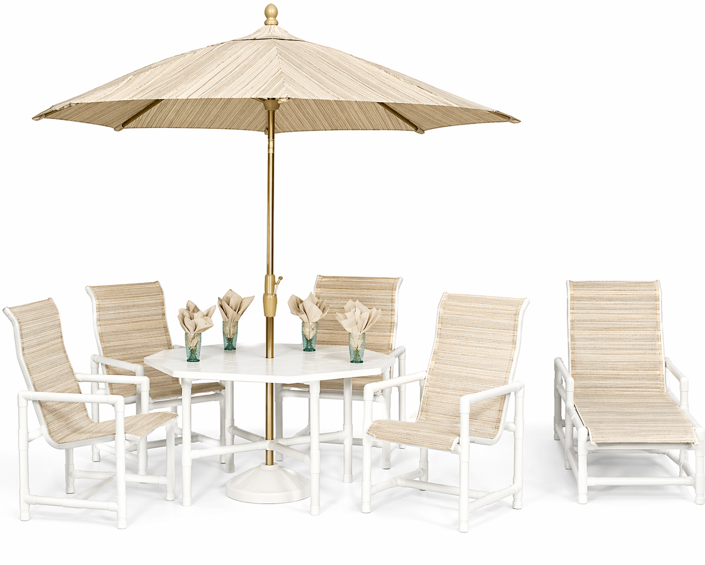 PVC Sling Chaise Lounge