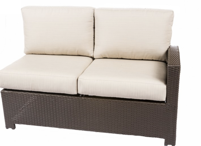 Bonita Right Loveseat in Color: Java