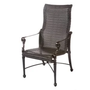 Grand Terrace Woven High Back Dining Chair