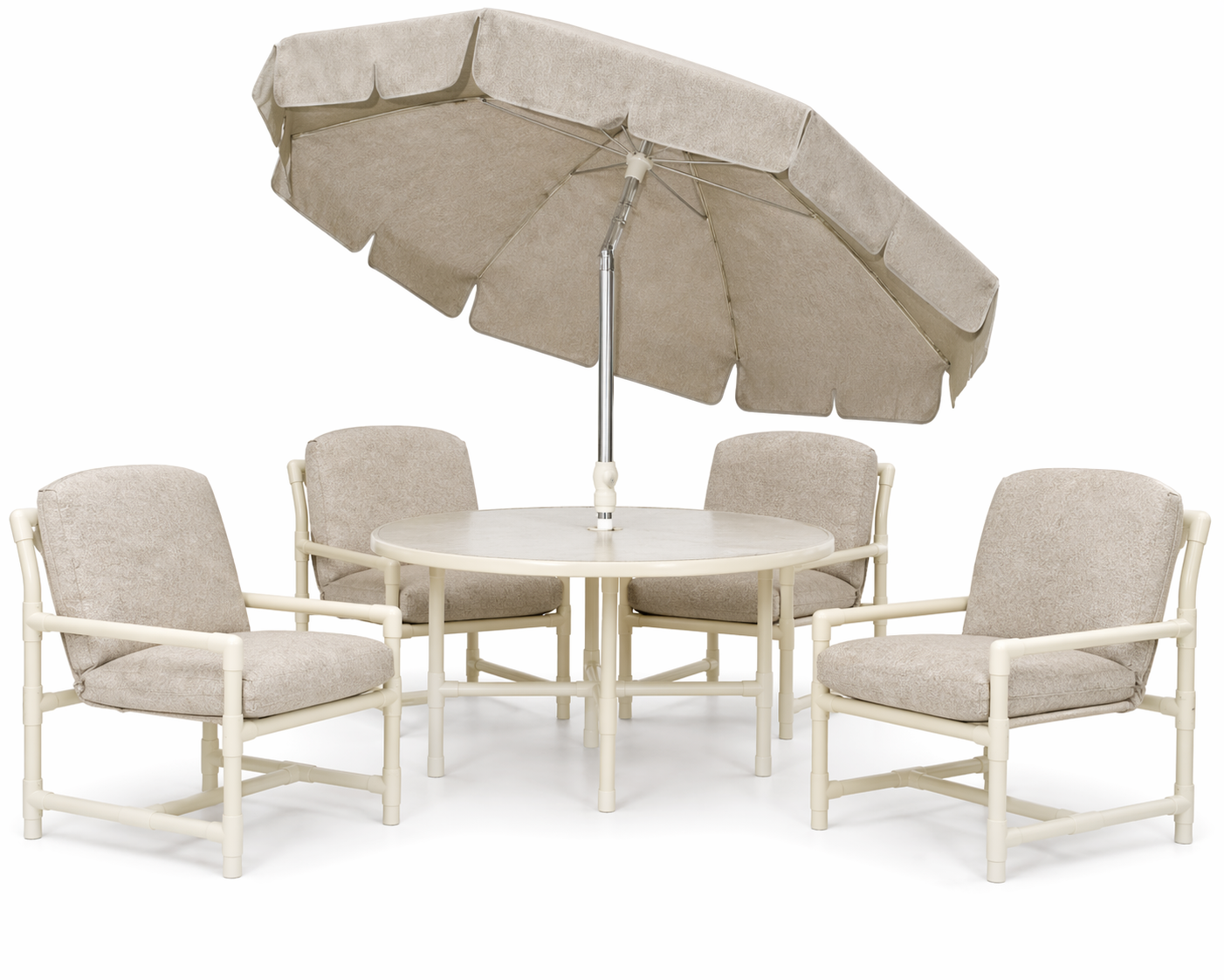 PVC Cushion Dining Set