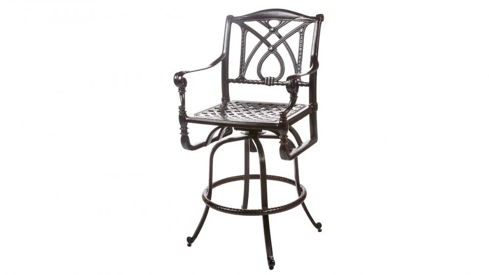 Grand Terrace Arm Swivel Bar Chair
