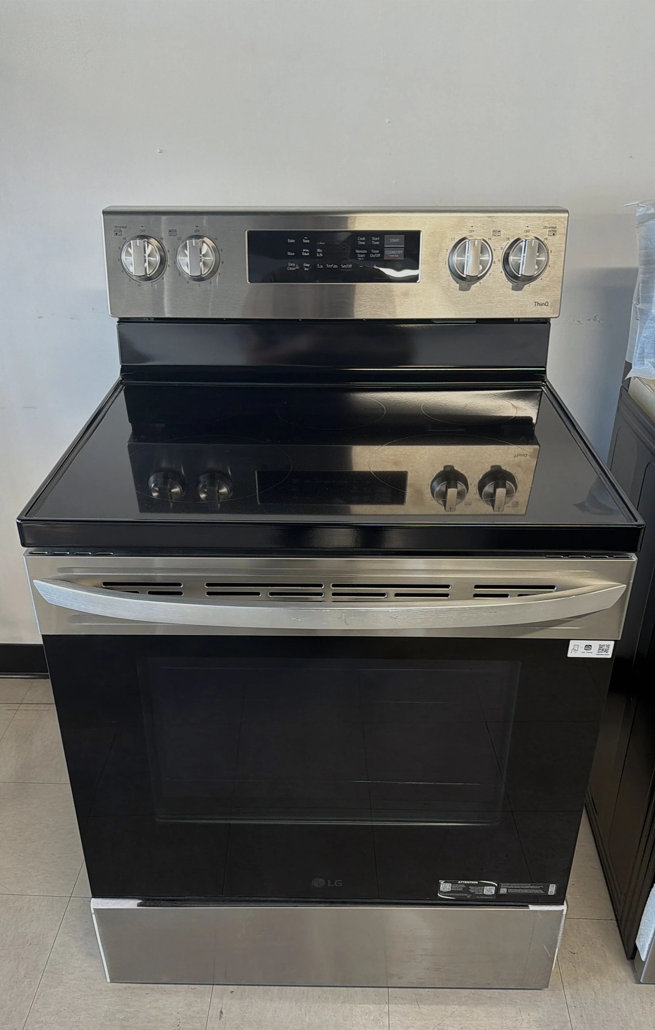 Stainless Steel Single Oven Electric Range