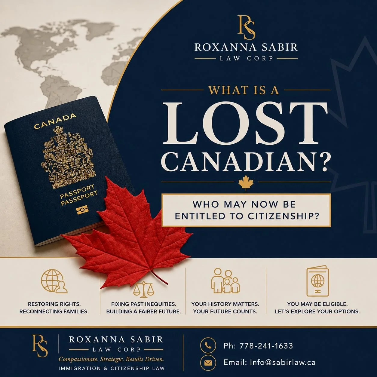 🇨🇦 What is a &ldquo;Lost Canadian&rdquo; &mdash; and who may now be entitled to citizenship?

For years, outdated provisions in Canada&rsquo;s citizenship laws left some individuals without  citizenship, despite being a descendent of a Canadian.

T
