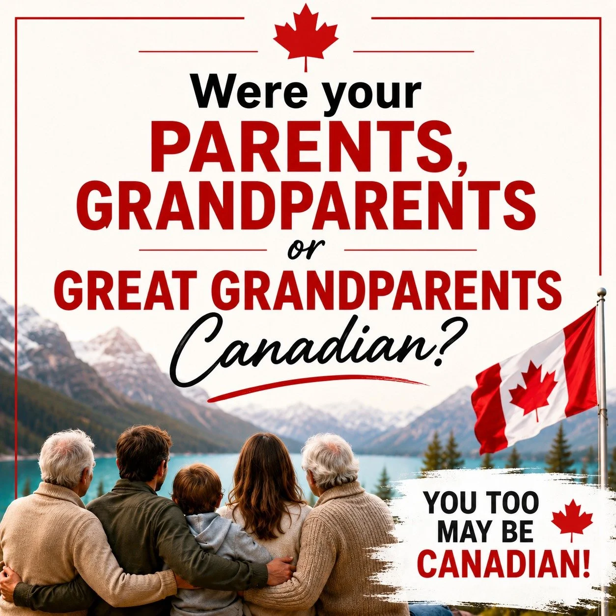 Did you know that you may already be a Canadian citizen through your family lineage?

Roxanna Sabir Law Corp. specializes in Citizenship by Descent and &ldquo;Lost Canadians&rdquo; applications, helping individuals and families determine whether they