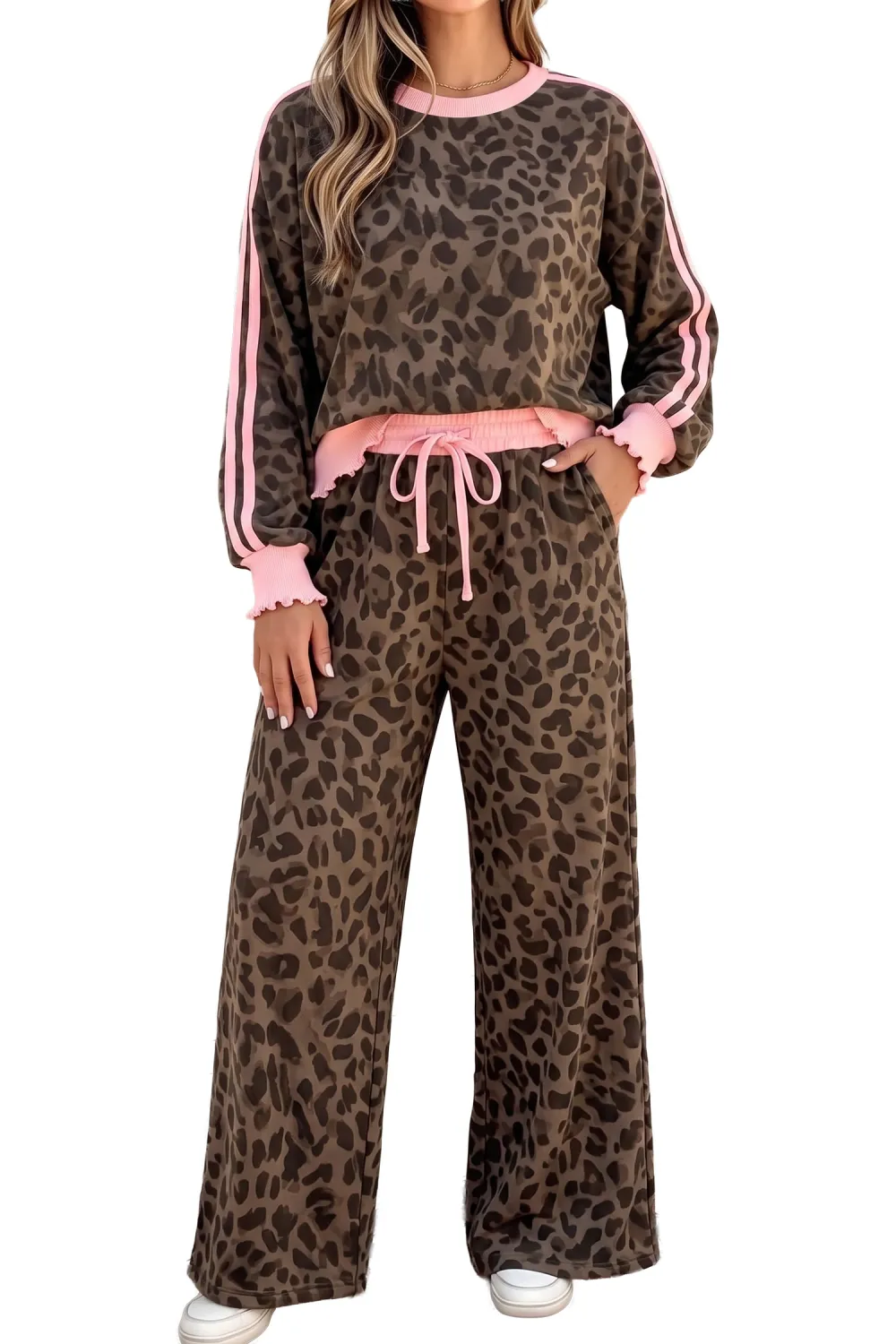 Leopard Blush Loungewear Set
