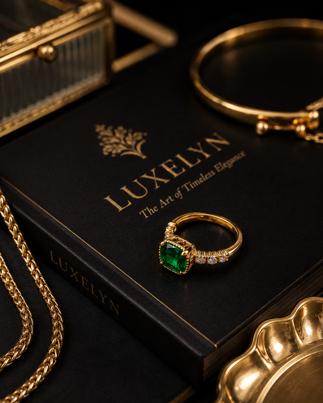Luxevra Emerald Ring