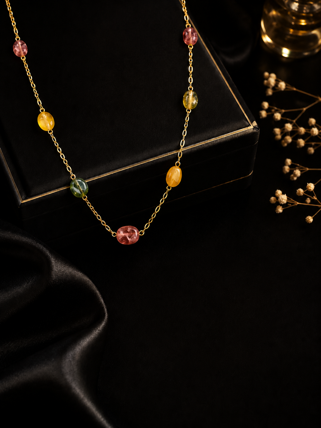 Solara Natural Stone Necklace