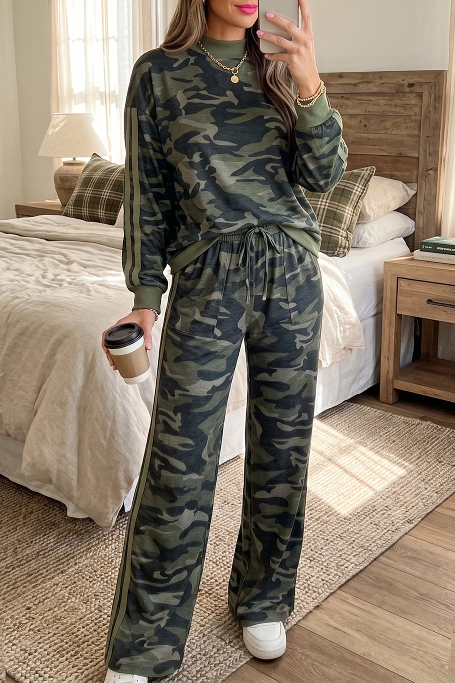 Bold Camouflage Patchwork Set