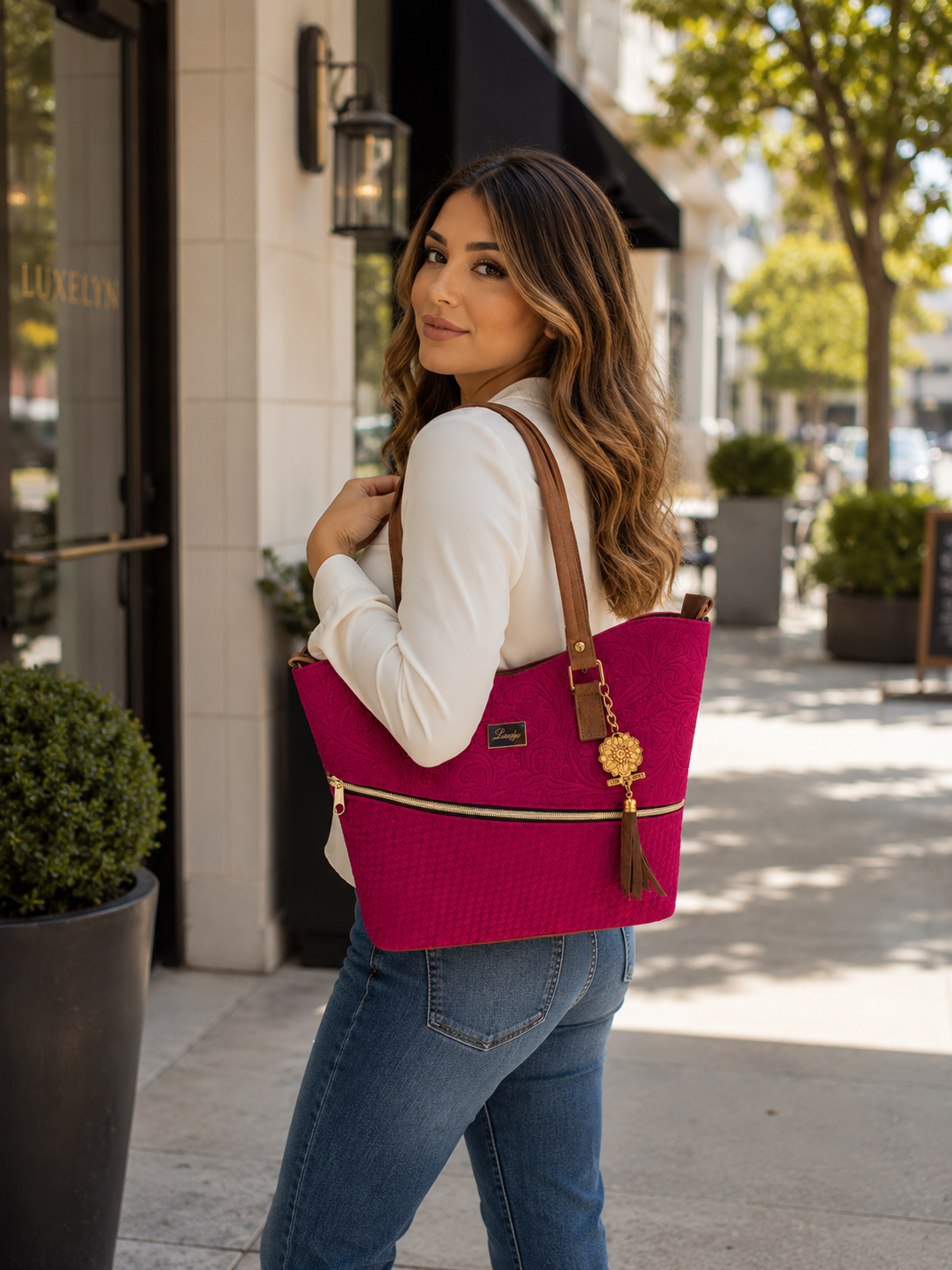 pink bag with model.png