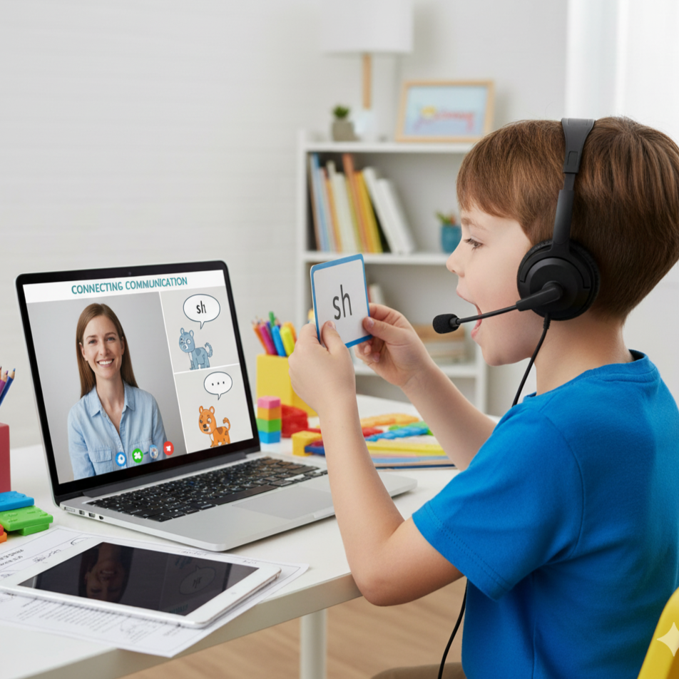 Focused summer speech therapy sessions with Harbor Speech Co. helping students in Maryland and Virginia maintain communication progress