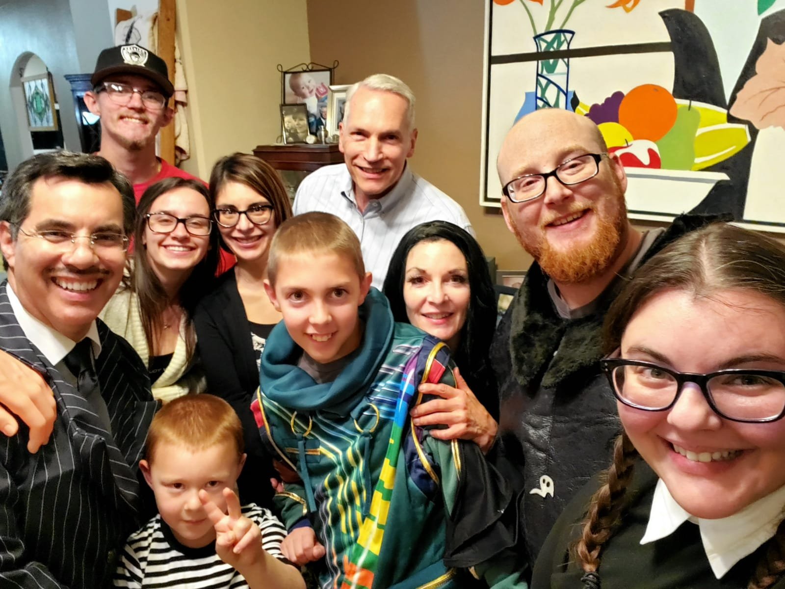 Cam Wright with Family