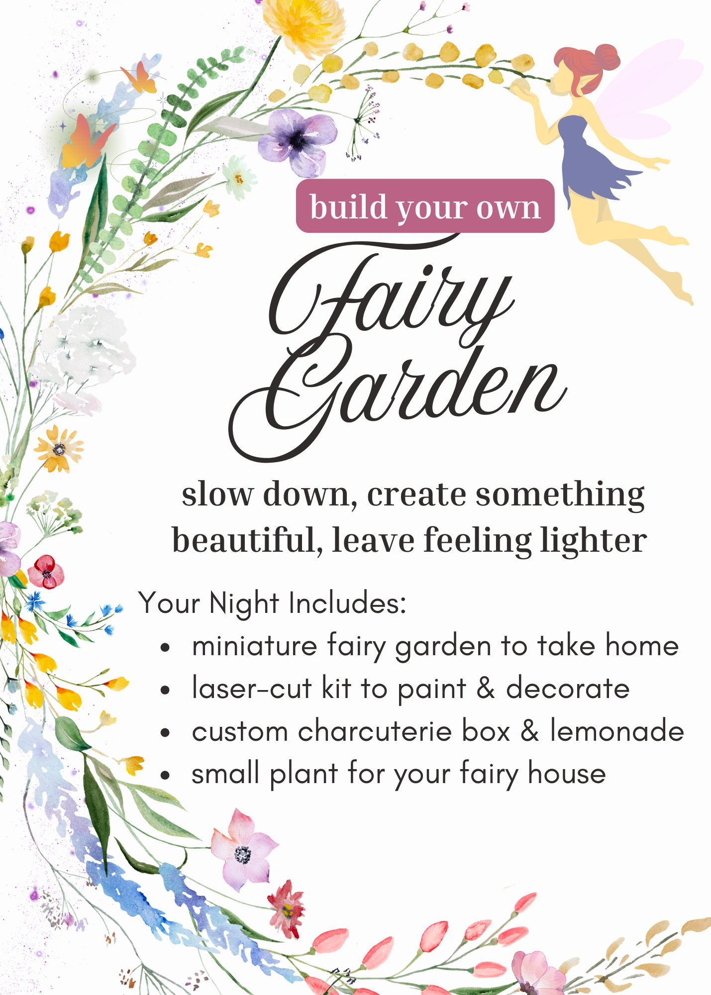 Fairy Gardens Flyer