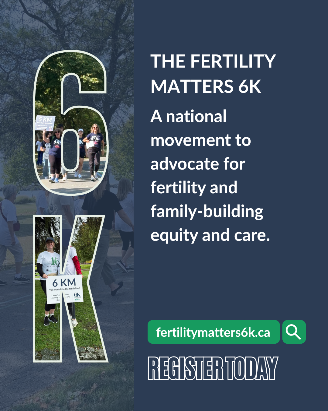 Fertility Matters Canada 6K walk and run