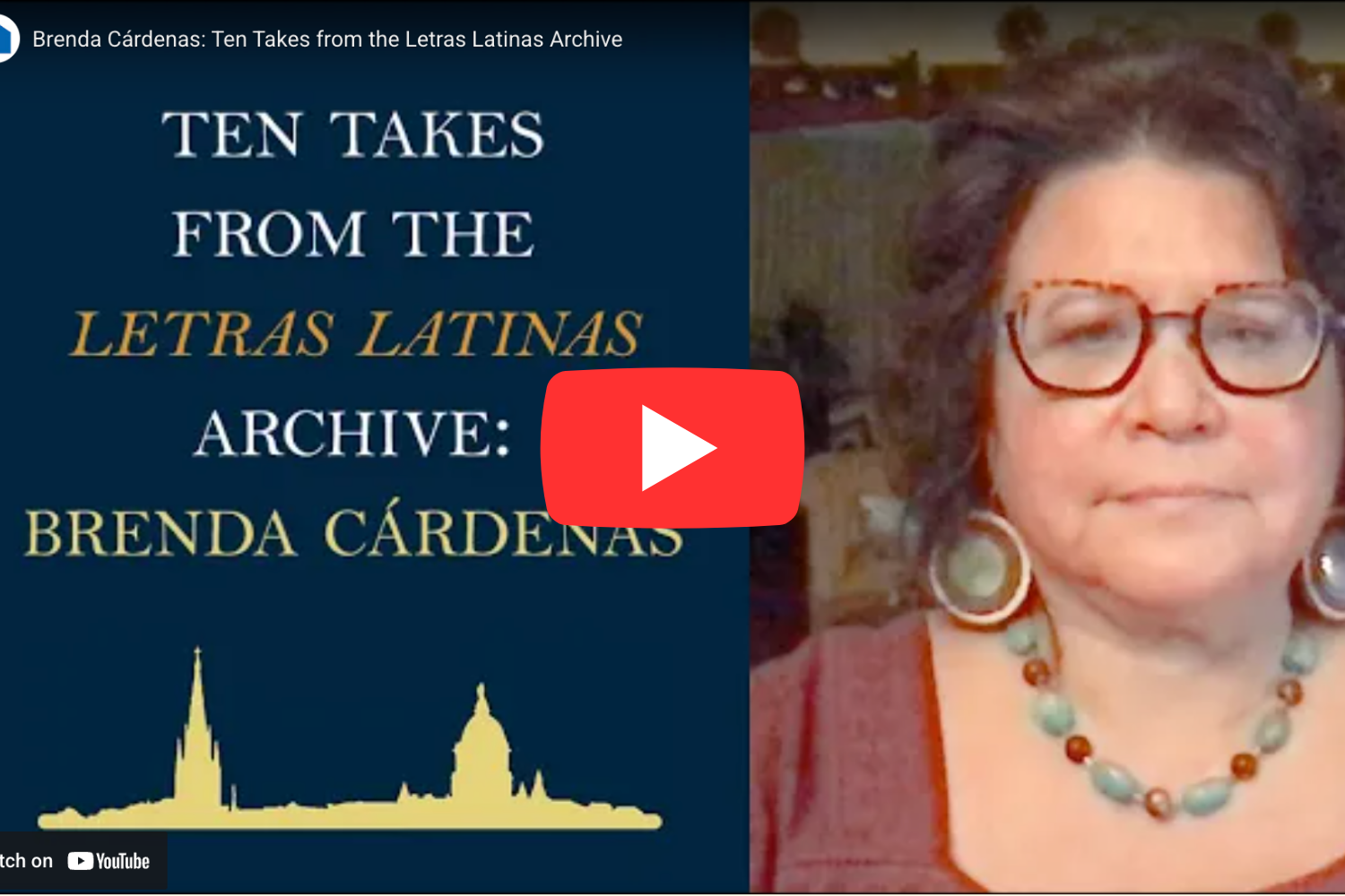 Brenda Cárdenas: Ten Takes from the Letras Latinas Archive