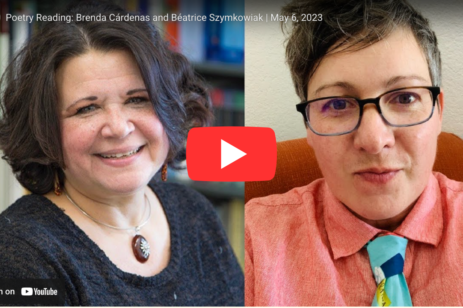 Poetry Reading: Brenda Cárdenas and Béatrice Szymkowiak