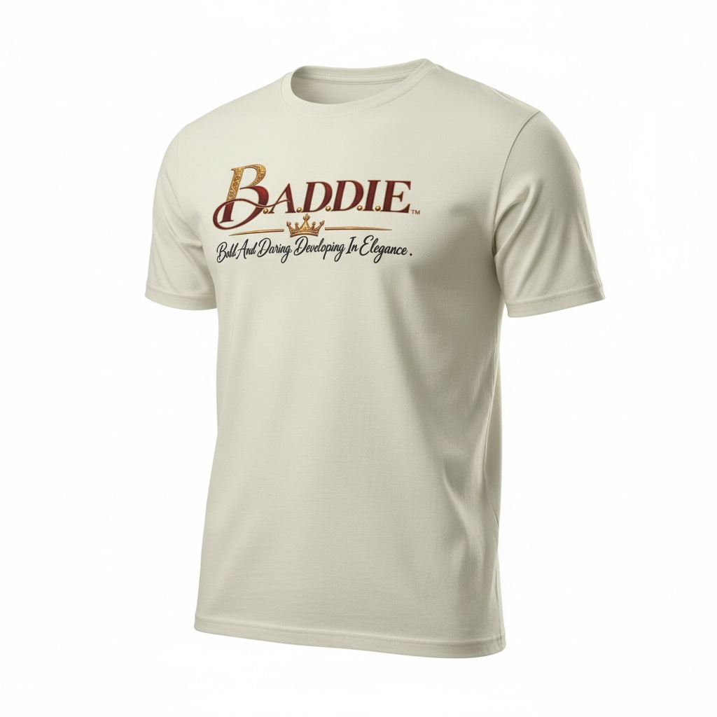 Unapologetically BADDIE Tee - Cream