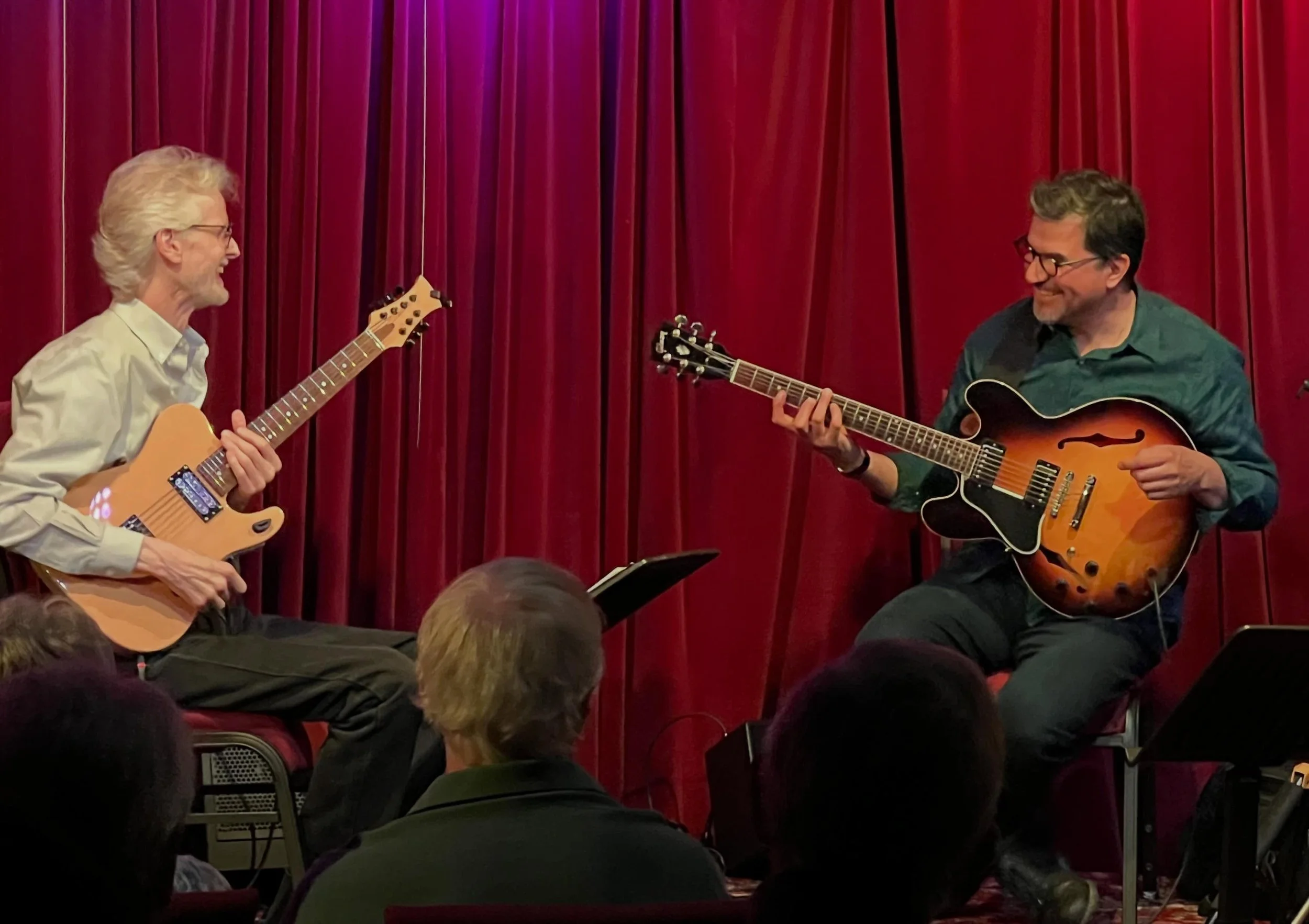Duo concert in Ottawa's GigSpace with my friend and great guitar player Tim Bedner.