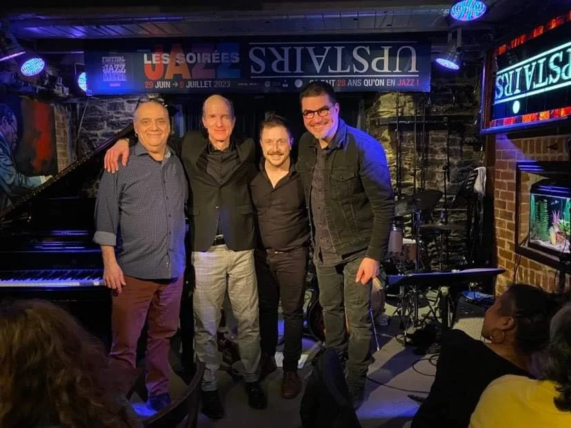 Jeff Johnston, Fraser Hollins et Alain Bourgeois 
Upstairs Jazz & Grill 2024