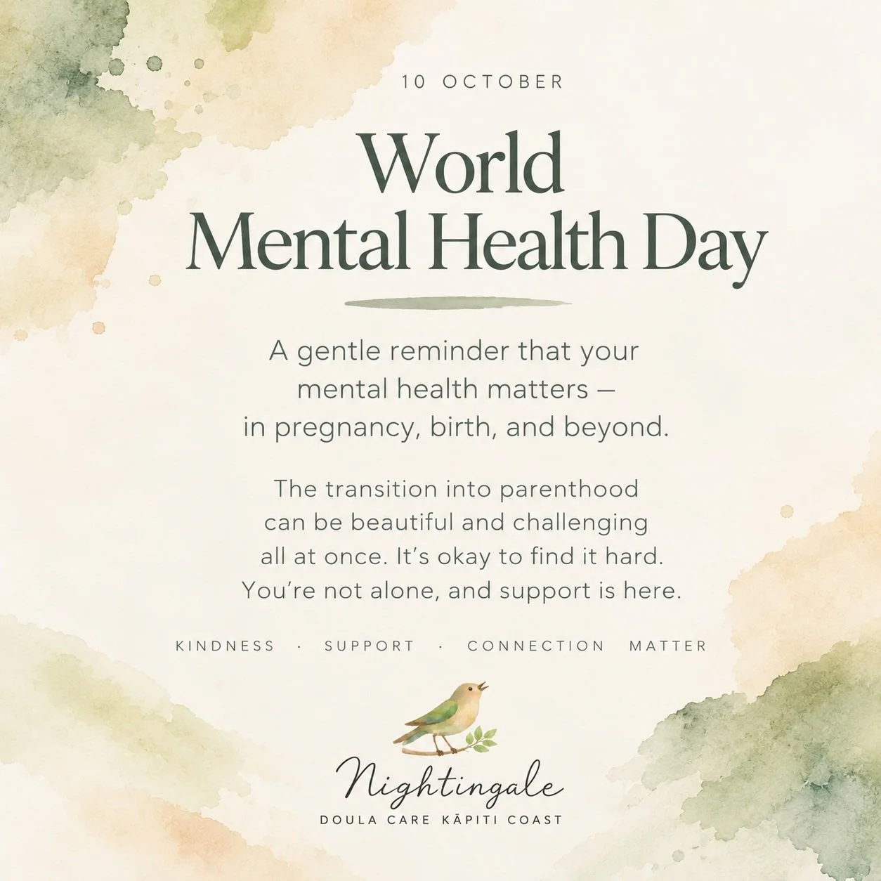 Today is World Mental Health Day 

Pregnancy, birth and the weeks and months after having a baby can hold so much at once &mdash; joy, love, exhaustion, uncertainty, overwhelm, and sometimes feelings you weren&rsquo;t expecting.

There&rsquo;s no pri