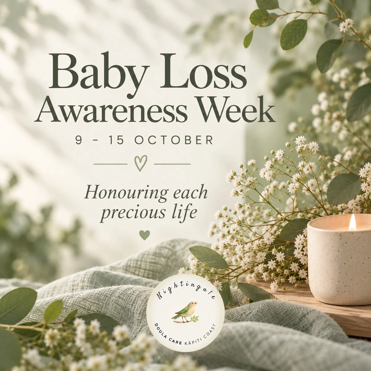 9&ndash;15 October | Baby Loss Awareness Week 

This week, we remember the babies who were loved, wanted and deeply missed.

We hold space for the parents and families whose journey through pregnancy, birth or early parenthood included a goodbye they