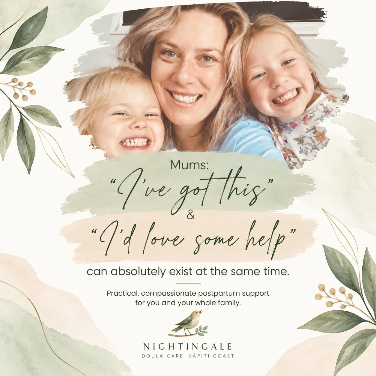 Postpartum: when everyone&rsquo;s smiling for the photo, but Mum is approximately one missed coffee away from lying down on the kitchen floor.

You love them. You adore them. You&rsquo;d also quite like someone else to make lunch, answer all the ques