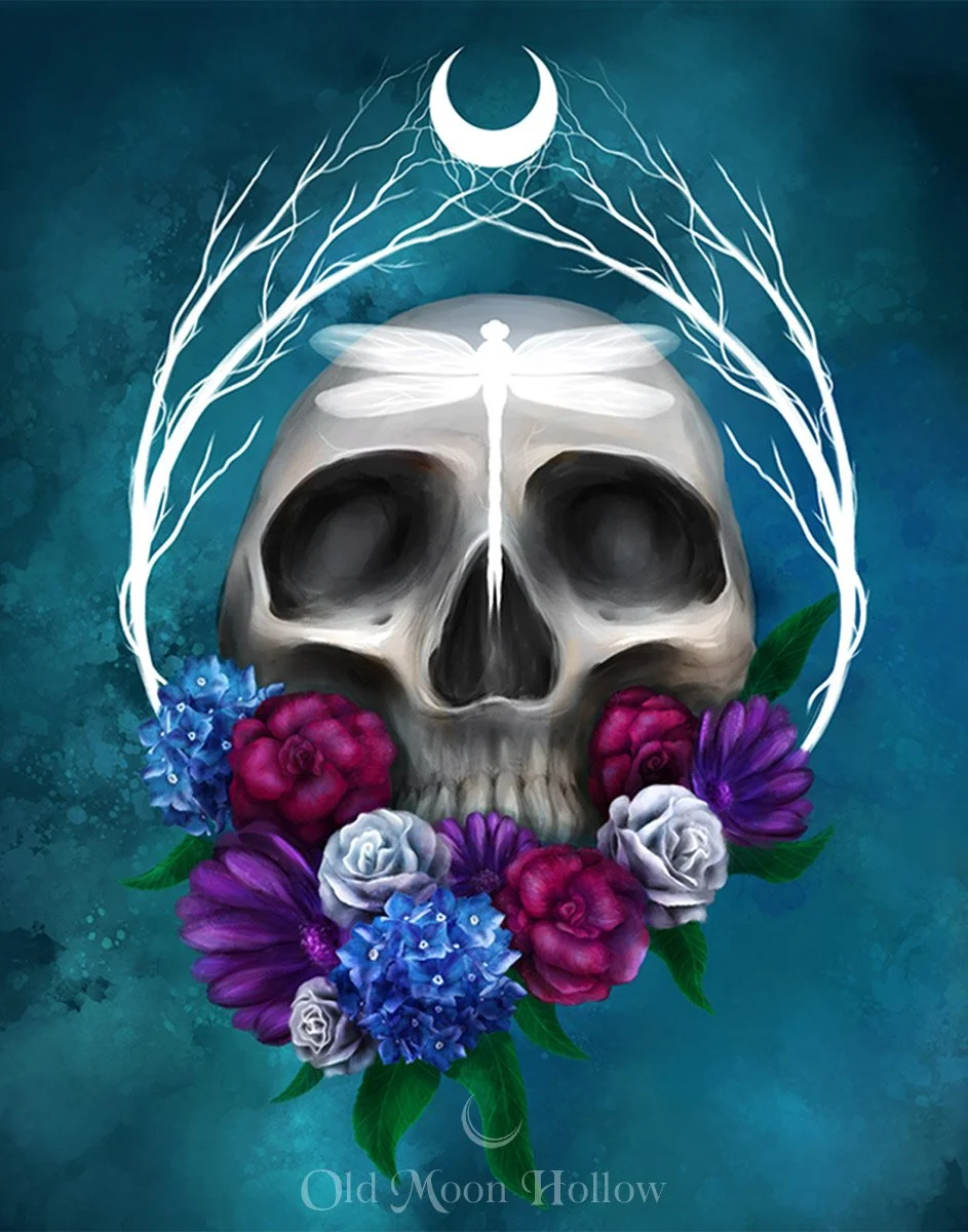Skull in the Garden