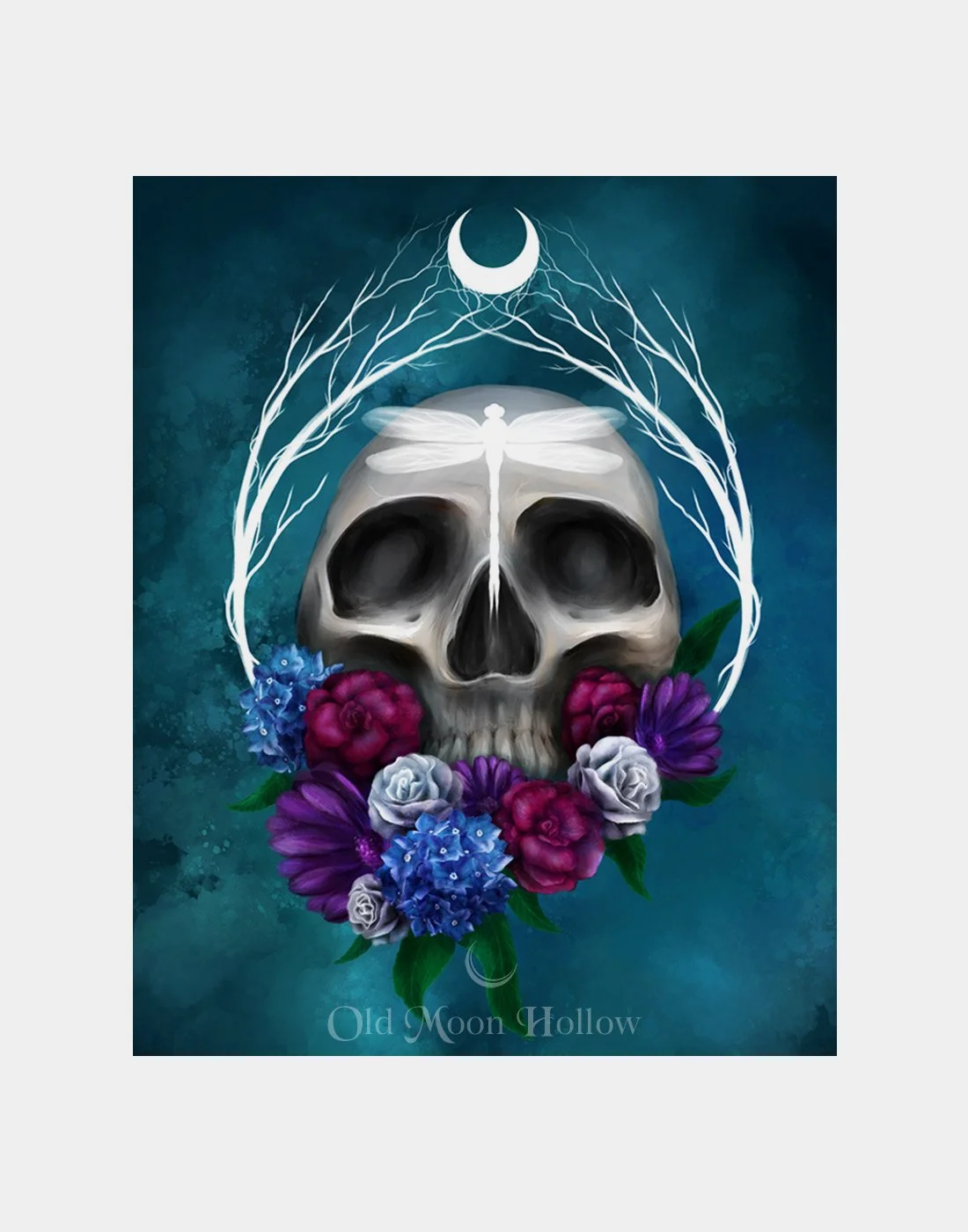 Skull-in-the-Garden-Print-by-Old-Moon-Hollow.jpg