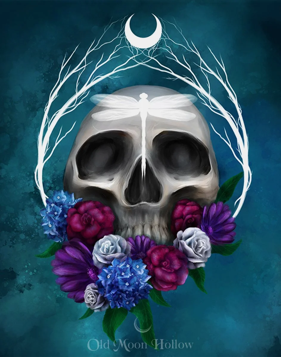 Skull in the Garden