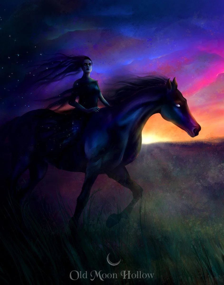 Welcome Night - the Goddess Nyx