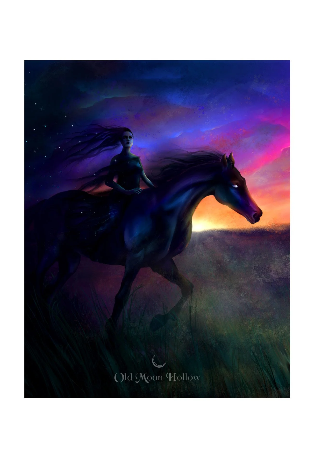Welcome-Night-Nyx-Horse-Print-by-Old-Moon-Hollow.jpg