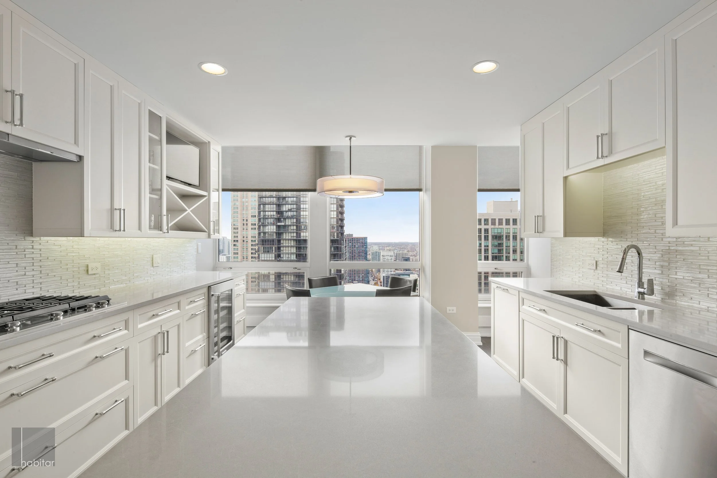 white kitchen remodel chicago