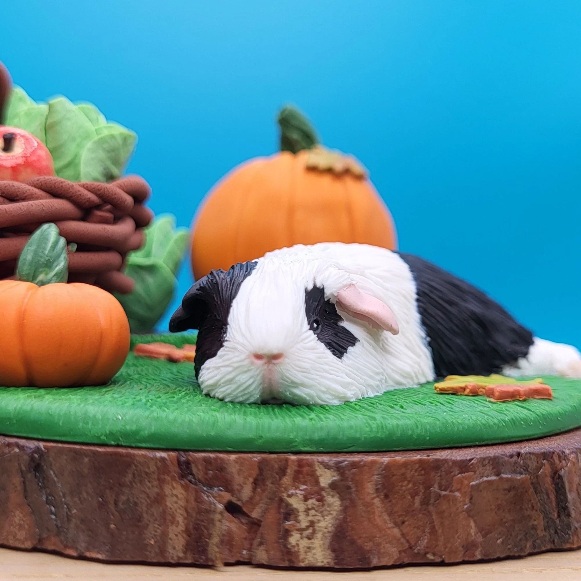 Autumn Harvest Guinea Pig Sculpture 