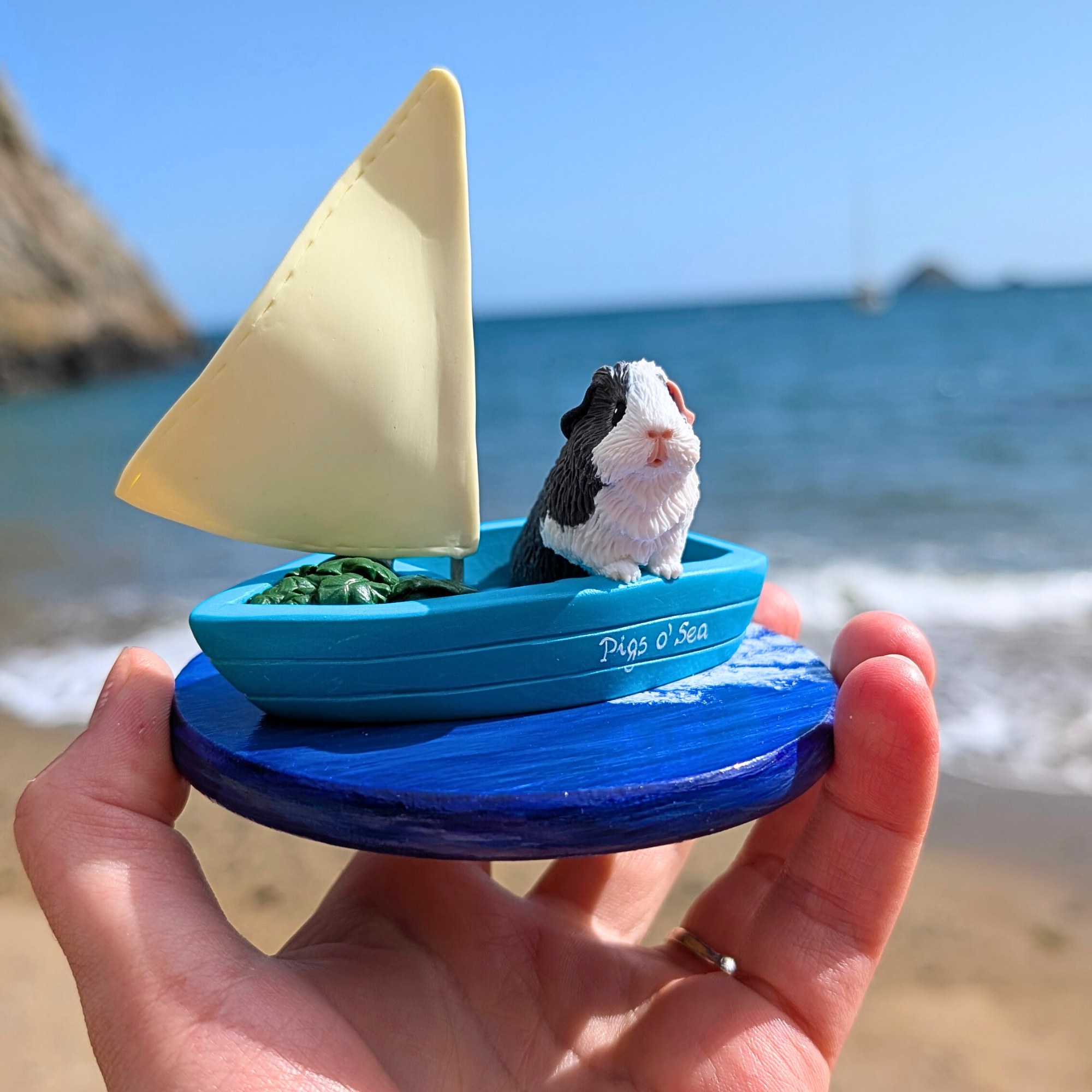 Guinea Pig Sculpture Sailing Adventure