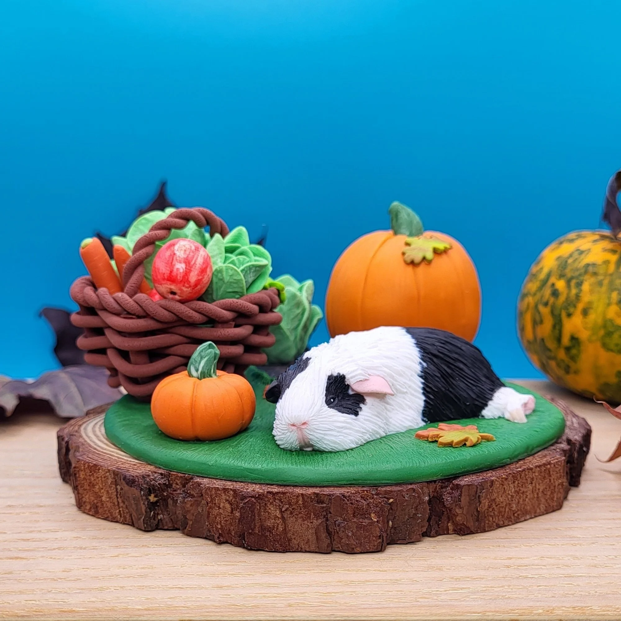 Autumn Harvest Guinea Pig Sculpture 
