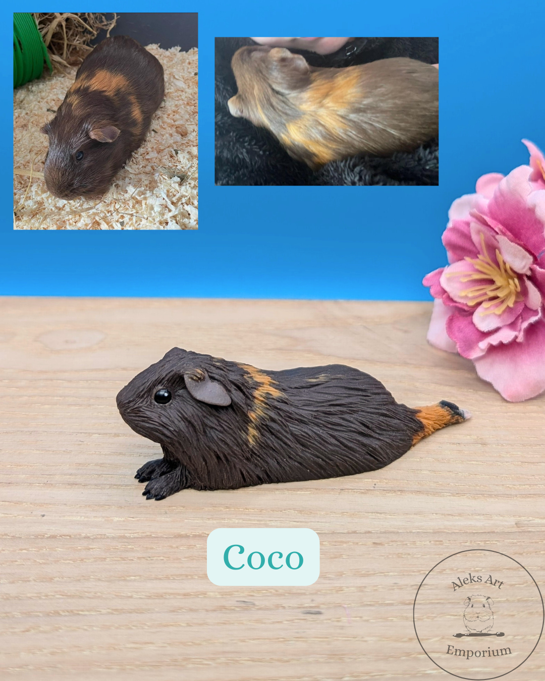 Personalised Guinea Pig Sculptures