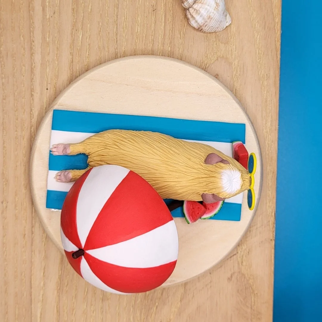 Summer Guinea Pig Sculpture