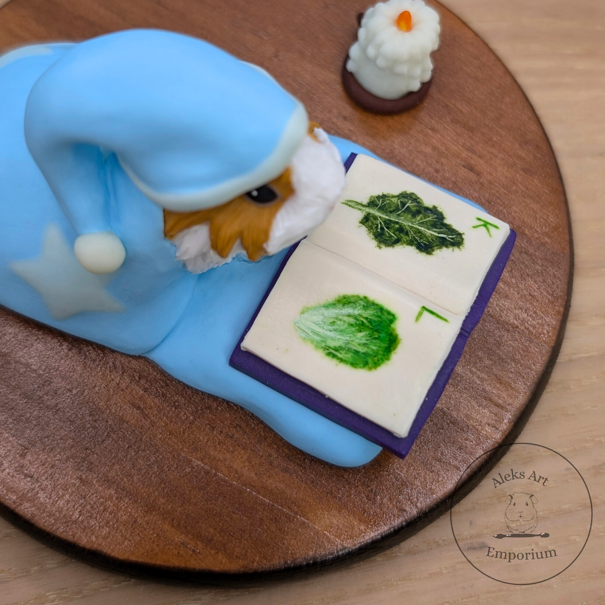 Bedtime Story Guinea Pig Sculpture